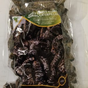 Dried Edible Mopani worms /Catepillars maximbi 100g
